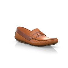 are handcrafted by individual order. Upper material is made by leather. Insole and lining materials - leather. Your new shoes will be handcrafted especially for you and delivered for free to your home or office in 1-2 weeks. Included option for free return and remake if the shoes do not fit.Only now all this is available at an exclusive price of $249.00.Proceed with you order now. Classic Swift Leather Slip-on Moccasins, Brown Calf Leather Slip-ons With Leather Lining, Business Slip-on Leather Moccasins, Business Leather Slip-on Moccasins, Leather Loafers With Almond Toe And Leather Sole, Formal Leather Moccasins With Textured Sole, Formal Leather Moccasins With Round Toe, Luxury Leather Moc Toe Slip-ons, Business Loafers With Leather Lining