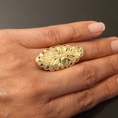 Beautiful Ring Gold Layered/Oro Laminado Nwot,Check Pictures For More Details Please Feel Free For Make You Reasonable Offer Thank You #Shipping Discount Ready Add(Ab-55-56)Nwot,Star Desing Woman Ring Gold Layered/Oro Laminado,Polished Size 7,8. #Measures 22.0x 21.0 X 38.0 Mm #Weight 5.9 G #Size 7 :3 Available #Size 8:3 Available Request You Size On Your Purchase #Free Gift Bag Or Box Included Desing On Existence! Check Pictures For More Details Please Feel Free For Make You Reasonable Offer Tha Yellow Filigree Jewelry, Beautiful Gold Rings, Sun And Moon Rings, Pink Stone Rings, Silver Sisters, Woman Ring, White Opal Ring, Diamond Stacks, Marcasite Ring