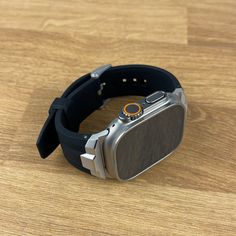 Black Silicone Rubber Watch Strap Band For New Apple Watch Ultra 1 2 49mm Quality silicone rubber watch strap specifically manufactured to fit the Apple Watch Ultra 49mm Strap material: Quality silicone/Rubber Apple watch: Fits Apple Watch Ultra 1 & 2 49mm Shipping Free Shipping - Royal Mail 48 hour Tracked All our watch bands are shipped in plastic packaging to save on weight and reduce our carbon footprint. If you have any questions please feel free to contact us. Wear It. Share It. ❤️ @wiseba Functional Black Wear-resistant Apple Watch Band, Functional Black Apple Watch Band For Outdoor, Modern Bracelet Strap Watch Bands For Outdoor, Modern Outdoor Watch Bands With Bracelet Strap, Modern Wear-resistant Apple Watch Band For Outdoor, Modern Black Stopwatch Watch Accessories, Functional Black Apple Watch Band, Modern Wear-resistant Watch Bands For Outdoor, Modern Wear-resistant Outdoor Watch Bands