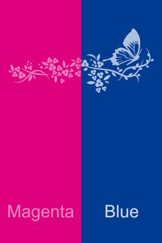 blue and magenta are two different colors