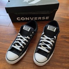 Converse Chuck Taylor All Star High Street Ox Sneaker Men's Size 12 Black New With Box All Star Converse, All Stars Converse, Converse Chuck Taylor All Star, Converse All Star, Converse Chuck, Chuck Taylor All Star, Ox, Converse Shoes, Chuck Taylor