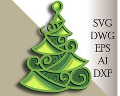 This is a digital product Multilayer Christmas Tree - 3D layers. This unique Christmas Tree design consists of six separate layers. You can use a 3D Christmas Tree design to decorate your home or to diversify the interior at work. Also, the multi-layered Christmas Tree will be the most unique gift for family and friends among other gifts. This vector design is for cutting with a CNC laser machine, as well as for cutting paper with Silhouette, Cricut and other machines. Feel free to contact me if Tree Cut, 3d Christmas Tree, Christmas Card Ornaments, Paper Christmas Ornaments, 3d Mandala, Christmas Vinyl, Unique Christmas Trees, Easter Design, Paper Christmas