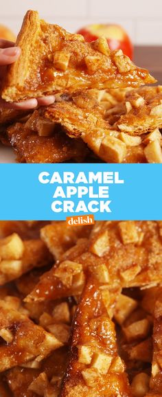 Caramel Apple Crack Will Make You Lose All ControlDelish Caramel Apples Recipe, Caramel Apples Easy, Crescent Recipes, Crescent Roll, Apple A Day, Apple A, Apple Desserts, Fall Food, Caramel Apple