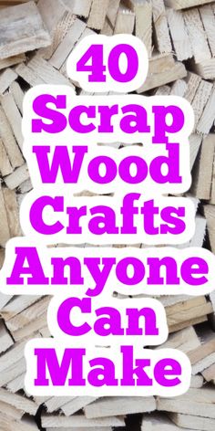 [PaidLink] Make These Diy Scrap Wood Projects With Those Small Pieces Leftover From Your Larger Projects! 56 Ideas To Get Your Creativity Flowing! #Scrapwood #Wood #Rustic #Diy #smallwoodprojectseasysmallwoodprojects