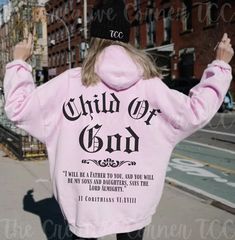 Introducing our Child Of God Unisex Christian Hoodie, a stylish and meaningful addition to your wardrobe. Crafted with comfort in mind, this hoodie is perfect for the modern Christian who seeks both fashion and faith. A back design only with a bold and powerful message for anyone who comes across it. Made from high-quality materials, this hoodie ensures both warmth and durability. The minimalist front design maintains a clean and versatile look, while the impactful scripture on the back serves as a reminder of unwavering faith and strength. Embrace your Christian identity with this unique piece that not only keeps you cozy but also inspires confidence in your journey. Let Psalms 62:2 be a steadfast proclamation of your unshakeable trust in the rock-solid foundation of your faith. This unis Hooded Top With Text Print In Relaxed Fit, Hooded Top With Text Print And Relaxed Fit, Hooded Text Print Sweatshirt For Fall, Long Sleeve Hoodie With Lettering For Fall, Hooded Sweatshirt With Lettering For Fall, Winter Hoodie With Lettering And Long Sleeves, Fall Hoodie With Lettering, Hooded Fall Sweatshirt With Lettering, Cotton Hooded Top With Lettering