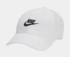 A classic mid-depth cap with plenty of styling options, this Nike Club Cap comes in smooth cotton twill that has a soft wash for easy comfort from day 1. The precurved bill lends itself to casual styling, and the adjustable back-strap lets you find the right fit. Classic Cotton Baseball Cap, Classic Cotton Cap, Classic Cotton Hat, Nike Adjustable Dad Hat With Curved Brim, Classic Cotton Baseball Cap With Curved Bill, Classic Cotton Dad Hat, Classic Solid Color Baseball Cap For Everyday, Classic Solid Baseball Cap For Everyday, Nike Dad Hat With Curved Brim