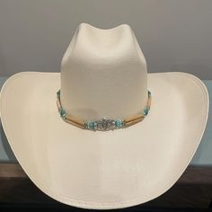 Bling Hat Band, Rhinestones Hat Band, Cowboy Cowgirl, Bling Crystal Hatband, Adjustable, Handmade - Etsy Bling Hat, Bling Ideas, Boot Bracelet, Palm City, Cowgirl Bling, Boot Toppers, Boot Bling, Cowboy Cowgirl, Cowboy And Cowgirl