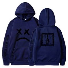 Hip Hop Lil Peep Hoodies Men Women Pullover Cry Baby Hooded Sweatshirts Hell Boy, Streetwear Sweatshirt, Y2k Hoodie, Smiling Face, Hip Hop Streetwear, Boys Hoodies, Streetwear Women, Print Pullover, Hooded Pullover