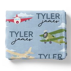 airplane blanket for kids Blankets For Boys, Weight Blanket, Airplane Print, Kids Blanket, Block Fonts, Block Font, Cuddling On The Couch, Personalized Gifts For Kids, Kids Blankets