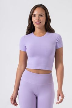 S4742 A must have in every color the favorite crop can be paired with anything. Made for performance & built for comfort. The ultra soft seamless fabrication is perfect for a high-rise legging, sweat pant or even jeans for a night out. Seamless Crop Top, Flamingo Color, Athletic Crop Top, Crop Top Designs, Sweat Pant, Workout Crop Top, Every Color, High Rise Leggings, The Favorite