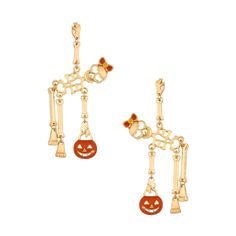 PRICES MAY VARY. Eerie Elegance: Halloween Skeleton Earrings for a Spooktacular Style: Embrace the spirit of Halloween with these hauntingly beautiful skeleton earrings. Crafted from high-quality materials, each earring features an intricate skeleton design, complete with delicate bones and sparkling accents. Whether you're dressing up for a costume party or simply adding a touch of spooky chic to your everyday look, these earrings will add a touch of eerie elegance to your ensemble. Exquisite C Beautiful Skeleton, Spooky Chic, Ghost Skull, Skeleton Earrings, Skeleton Design, Pumpkin Ghost, Hauntingly Beautiful, Halloween Skeleton, Party Earrings