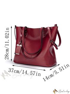 Bird in Bag - Womens Large Capacity Tote Shopping Bag with Adie Oil Wax PU Leather Zipper Hobo Bag (1 Piece) Leather Zipper, Bag Bag, Bird In Bag, Hobo Bag, Bucket Bag, Pu Leather, 1 Piece, Wax, Zipper