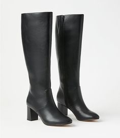 2222_7_35412021 Classic Knee-high Boots With Block Heel, Classic Fall Boots With Block Heel, Classic Block Heel Boots For Fall, Classic Wide Calf Boots With Block Heel, Classic Wide Calf Low Heel Boots, Classic Tall Boots For Office, Workwear Knee-high Boots With Low Heel Medium Width, Classic Wide Calf Heeled Boots With Low Heel, Knee-high Heeled Boots With Padded Heel