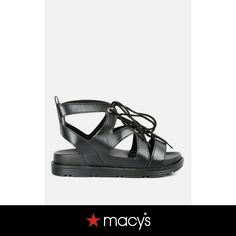 in stock Tie Up Flats, Flat Sandals, Black Sandals, Pick Up, In Store, Buy Online, London, Sandals, Free Shipping