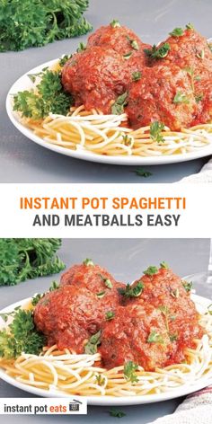 Instant Pot Spaghetti and Meatballs Easy Spaghetti And Meatballs Easy, Aesthetic Spaghetti, Meatballs Instant Pot, Bread And Egg, Instant Pot Spaghetti And Meatballs, Instant Pot Spaghetti, Meatball Dishes, Spaghetti Meatballs, Healthy Instant Pot