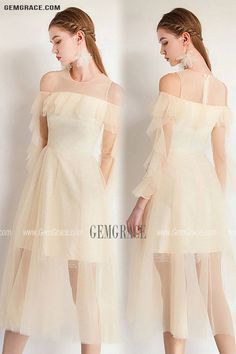 Fairy Short Tulle Champagne Party Dress With Sleeves Ref#HTX97051 at GemGrace. #HomecomingDresses Shop now to get $10 off. Pro custom-made service for wedding dress, formal dress. View Homecoming Dresses,Cute Homecoming Dresses,Semi Formal Dresses for more ideas. Click to shop now! #BuyableHomecomingDresses Long Sleeve Summer Evening Dress For Prom, Knee-length Ruffled Dresses For Banquets, Knee-length Ruffled Banquet Dress, Knee-length Ruffled Dress For Banquet, Knee-length Ruffle Dress For Banquet, Beige A-line Midi Dress For Party, Beige Ruffled Midi Dress For Party, Beige Ruffle Midi Dress For Party, Beige Long Sleeve Spring Evening Dress