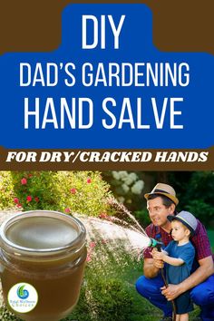 A hand salve recipe great for gardeners Dry Cracked Hands, Hand Salve, Cracked Hands, Mulch, Weeding