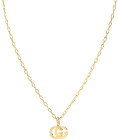 Gucci Double G 18kt gold and topaz necklace Elegant Gucci Chain Necklace, Gucci Luxury Link Jewelry, Gucci Classic Pendant Jewelry, Classic Gucci Pendant Jewelry, Gucci Luxury Jewelry With Adjustable Chain, Gucci Jewelry With Adjustable Chain For Gift, Luxury Gucci Jewelry With Adjustable Chain, Classic Gucci Chain Jewelry, Gucci Pendant Necklace For Formal Occasions