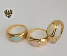 Ring for Woman. 10mm in girth. Available in size 7, 8, 10. Gold Color. *Note*BGF=Brazilian Gold FilledBGO=Brazilian Gold Overlay Brazilian Gold, Laminate Colours, Gold Overlay, Enamel Ring, Color Ring, Laminate, Gold Filled, Gold Color, 18k Gold