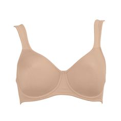 The underwired feel-good bra from the famous bestselling TWIN series. Featuring double-layered, pre-shaped cups made of silky-soft microfiber and a comfortable underwire. Truly the perfect bra for every day that any and every woman should have in their wardrobe. Style# 5490 Style: Seamless Underwired T-Shirt Bra Fabric: 70% Nylon, 30% Elastane Design: Seamless and smooth everyday bra. Lightly lined and underwired cups fit your body like a second skin. Inner side support slings in larger cups to Classic Beige Underwire Bra, Beige Seamless Full Cup Bra, Beige Full Coverage Bra With Light Support, Classic Full Cup Beige Bra, Classic Beige Full Cup Bra, Beige Underwire Bra With Padded Cups, Classic Underwire Bra With Soft Touch, Beige Seamless Underwire Nursing Bra, Beige Full Cup Bra With Medium Bust Support