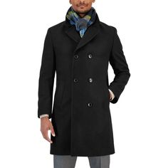 Stride Through The Worst That Chilly-Weather Days Have To Offer In This Double-Breasted Overcoat From Nautica, The Perfect Blend Of Elegance, Efficiency And Classic Layer-Ready Style. Lapel Collar, Double-Breasted Button Closure. Long Sleeve, Hand Pockets, Interior Welt Pockets. Center Vent. Fully Lined Condition: New With Tags Size: 40 Short Color: Black Material Composition: 50% Wool, 40% Polyester, 10% Other Fibers Style Number: Tn0000 Care: Dry Clean Origin: Guatemala 100% Authentic Coat Mea Casual Fitted Wool Coat, Black Single-breasted Wool Coat For Cold Weather, Casual Fitted Double-breasted Wool Coat, Casual Fitted Single Breasted Wool Coat, Casual Fitted Single-breasted Wool Coat, Fitted Solid Outerwear With Double Button Closure, Elegant Winter Sport Coat With Double Button Closure, Fitted Solid Double-breasted Outerwear, Classic Winter Outerwear For Cold Weather