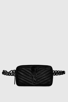 Edie Belt Bag – Rebecca Minkoff Attica Belt Bag, Deaigner Belt Bag, Black Shellac, Womens Designer Handbags, Dog Clip, Antique Brass Hardware, Chevron Quilt, Quilt Design, Belt Purse