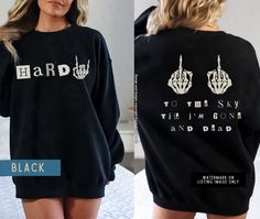 Introducing the Hardy Sweatshirt!  This country music crewneck can be sized up 2x for the oversized look reflected in the images, or grab your normal size.  This is a 2 sided sweatshirt with plus sizes as well! Check out our other Hardy Shirt listings here: Comfort Colors Double-sided: https://www.etsy.com/listing/1515056563/hardy-shirt-sold-out-shirt-country-music SIZING - please read 😊 *This is a 50/50 cotton poly blend heavyweight sweatshirt  *SHIRT IS NOT OVERSIZED UNLESS YOU ORDER 1-2 SIZE Hardy Concert Outfit, Sold Out Concert, Oversized Plus Size, Country Music Shirt, Country Music Shirts, Sold Out, Oversized Look, Sweater Oversized, Shirt Dress Style