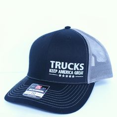 Trucks Keep America Great Hats Richardson Snapback Trucker Hats in Pink, Black, Gray: 'Trucks Keep America Great' for true truck lovers. Richardson 112 Snapback trucker hat Mesh backing high quality embroidered Size- Snapback adjustable size Colors- Pink, Gray, and Black Trucker Snapback Hat With Flat Bill, Adjustable Trucker Baseball Cap, Adjustable Trucker Hat With Curved Bill, Adjustable Trucker Hat, Adjustable Trucker Dad Hat With Letter Print, Adjustable Dad Hat With Letter Print In Trucker Style, Black Trucker Hat With Flat Brim, Black Trucker Hat With Flat Bill, Trucker Style Snapback Baseball Cap