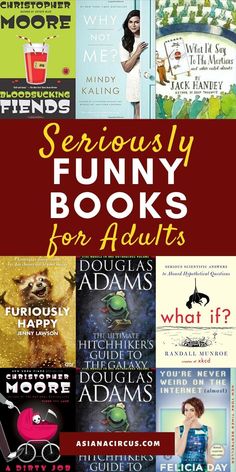 several books with the title seriously funny books for adults, including children's fiction