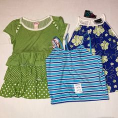 Lot Of Three Tops, These Are Vintage Or Vintage-Look Not Sure! Candies Size 14 No Boundaries ( Kmart) Size 14/16 Simply Basic (Kmart) Size 14/16 Is Waist Length/Crop Shorter Than The Others All Nwt Smoke Free Home Casual Summer School Sets, Spring Short Sleeve Tops For Playwear, Playful Green Tops For School, Playful Green Top For School, Y2k Cotton Tops For School, Y2k Style Tops For School, Green Summer Playwear Top, Green Summer Tops For Playwear, Casual Play Sets For Spring