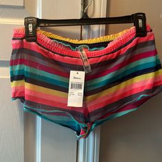 Raisins Mesh Beach Shorts Size Medium, Very Cute! New With Tags Beach Shorts, Orange Pink, Raisin, Pink Orange, Color Orange, Pink And Orange, Cute Outfits, Mesh, Size Medium