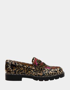 DARIAN LEOPARD MULTI Fall Leopard Print Slip-on Loafers, Fall Leopard Print Round Toe Loafers, Fall Leopard Print Loafers With Round Toe, New Look Tops, Outdoor Picnic, Business Meeting, Top Secret, Outdoor Picnics, Loafers For Women