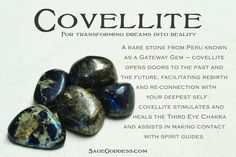 Sacred, natural, beautiful Covellite. The stone that opens and heals your Third Eye. We use stones like #Covellite to cross the chasm between this realm and the other realms where our past and future selves coexist in a nonlinear time-space dimension. #dreams Space Dimension, Time Space, Past And Future, Crystal Energy, Rare Stone