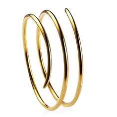 Molto's bestselling collection features a multi-spiral bangle that wraps around the wrist, highlighting your best feature. Light in weight, it can be paired with your watches and other bracelets, too. Made in sterling silver Available in size 7, 7.5, 8, and 8.5 inches Slinky Bangle Jewelry As A Gift, Gold Spiral Jewelry With Polished Finish, Modern Spiral Jewelry For Formal Occasions, Modern Spiral Jewelry For Formal Events, Polished Yellow Gold Spiral Jewelry, Spiral Yellow Gold Jewelry With Polished Finish, Modern Twist Polished Bangle Bracelet, Gold Bracelets With Polished Finish And Modern Twist, Modern Twist Gold Bracelets With Polished Finish