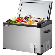 an image of a cooler with food and drinks in it