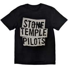 Stone Temple Pilots Unisex T-Shirt: Core (Back Print) Black Text Print Tops, Tri-blend Band Merch T-shirt For Streetwear, Tri-blend T-shirt For Streetwear Band Merch, Tri-blend T-shirt With Band Logo And Crew Neck, Tri-blend Crew Neck T-shirt With Band Logo, Tri-blend Crew Neck T-shirt With Band Merch, Band Merch T-shirt With Graphic Design And Crew Neck, Band Merch Graphic T-shirt With Crew Neck, Band Merch Crew Neck T-shirt With Graphic Design