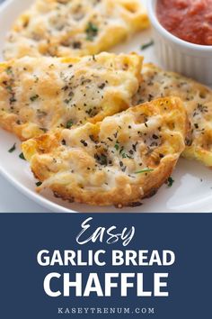 Experience the delicious crunch of Keto Garlic Chaffle Bread, loaded with cheese and a hint of garlic. This easy-to-make recipe is a fantastic way to enjoy a bread-like treat without breaking your keto diet. Perfect as a side or appetizer, it's a cheesy delight that's sure to please. Bread Chaffles, Chaffle Bread, Keto Garlic Bread, Dash Mini Waffle Maker, Mini Waffle Maker, Chaffle Recipe, Cheesy Garlic Bread, Garlic Bread, Garlic