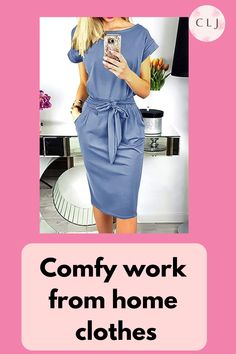 Comfortable, stylish work from home outfit ideas for women.  Be ready for your next office telecon or webinar.   Summer, Fall, and Winter clothes you can get at Amazon recommendations.  Learn what NOT to wear too!  Check this out now! Amazon Recommendations, Work From Home Clothes, Home Outfit Ideas, What Not To Wear, Outfit Ideas For Women, Home Clothes