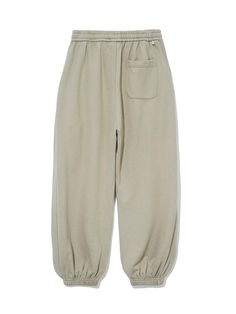 This is a comfortable and casual pants by Cord. that is made out of high quality and sturdy material. With distinctive mood of the design and comfortable wear, you can style it for your daily outfit.- Natural drapery silhouette- Symbol embroidery detail on the right- Elastic waistband with string Casual Olive Wide Leg Pants With Pockets, Casual Olive Wide-leg Pants, Beige Relaxed Fit Wide-leg Sweatpants, High-waisted Relaxed Fit Sweatpants With Side Pockets, Beige Wide Leg Sweatpants With Side Pockets, Beige Harem Pants For Loungewear, Beige Harem Pants For Loungewear With Pockets, Baggy Khaki Pants For Loungewear, Beige Relaxed Fit Straight Sweatpants