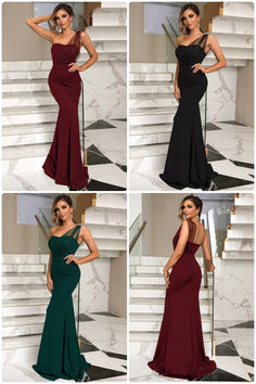 acelimosf™-Fashionable slim-fitting evening dress with full skirt British Indian, Full Skirt, Ethiopia, Brunei, Evening Dress, Evening Dresses, Skirt