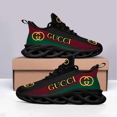 Gucci stripe max soul shoes sneakers luxury fashion  detail: Secure payment via Paypal ? Easy returns ? Fast Shipping Worldwide ? Click Now!  Type: Running shoes. Vamp:flyknit. Color: Custom pattern. 2 types of soles: Black and Best Sandals For Men, Gucci Stripe, Branded Shoes For Men, Jordan 13 Shoes, Sneakers Luxury, Soul Shoes, Gucci Brand, Gucci Sneakers, Best Shoes For Men