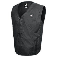 Keep your core warm, even on brisk, windy days with the ActionHeat\u00ae 5V Heated Vest Liner for Men. Designed to serve as an insulating layer beneath a jacket, this heated liner utilizes 3 innovative, built-in heating panels with ActionFlex material to keep your core body temperature warm and comfortable in frigid environments. Operating on a removable and rechargeable 5V battery with an LED power indicator, this liner boasts long-lasting warmth, while remaining 100% machine washable! Machine Durable Black Outerwear For Sports, Durable Black Sports Outerwear, Insulated Black Sports Outerwear, Heated Vest, Windy Day, Body Temperature, Good Brands, Outdoor Gear, Bass