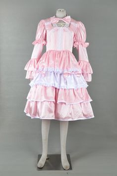 Custom School Girl Uniform (Melanie) - CosplayFU.com Detective Costume, Girl Uniform, Game Costumes, Girls Uniforms, Long Kimono, Lolita Dress, Satin Dress, Nutcracker, Petticoat