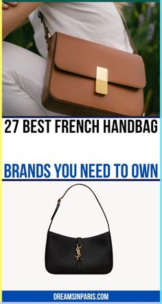 Want to buy yourself a French handbag but not sure what to get? This post will show you the best French handbag brands every classy woman should own! Best bags to buy in Paris| The ultimate guide to French Parisian style| Affordable handbags from France| The French handbag brands| Chick French handbags to carry| Designer-worthy French handbags