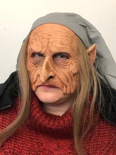 Johnny, Old Man Latex Face Mask - Zagone Studios, LLC Goblin Witch, Evil Clown Mask, Witch Mask, Old Man Mask, Zombie Mask, Old Hag, Zombie Walk, Head Mask, Supernatural Beings