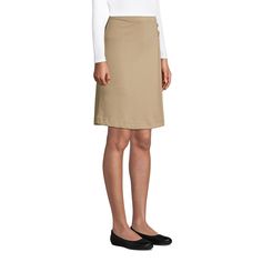 Our softest-ever knit skort (it's a skirt with secret shorts underneath) in 100% cotton that we washed to pure perfection. With a smart front pleat and cute-as-a-button detail. Pull-on style elastic waist. Above-knee length. Stretch Cotton Skort For Workwear, Fall Cotton Stretch Skort, Daywear Short Length Skort, Relaxed Short Skort For Daywear, Classic Fitted Cotton Skort, Short Cotton Skirt For Work, Cotton Short Skirt For Work, Solid Cotton Skort For Work, Relaxed Fit Cotton Skirt, Short Length