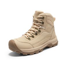 PRICES MAY VARY. Water-Resistant Upper: These women’s hiking boots boast a 4-hour static waterproof rating, ensuring your feet remain dry and comfortable in any weather . Shock-Absorbent & Slip-Resistant: Experience excellent support and traction with these hiking boots thanks to the EVA midsole and anti-slip rubber outsole. These hiking shoes for women are lined with a high-density foam and EVA insole providing arch support that molds to your feet shape. Enhanced Protection: These hiking boots Hiking Shoes For Women, Women’s Hiking Boots, Hiking Outfits, Nice List, Boots Waterproof, Go Outdoors