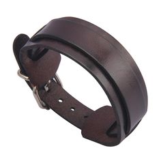 PRICES MAY VARY. 【UNISEX ADJUSTABLE BRACELET】Brown leather band bracelet Length is 11”(28 CM) with 3 Snaps Buttons, easily to adjust a great size for your wrist, 1.6”(0.6 CM) wide, Unisex design, More attractive and eye-catching, you will draw in everyone when you wear them. 【MATERIAL】High quality Genuine Leather, exquisite and breathable texture, comfortable punk leather wrist bracelets to wear, even in hot season, you could use this mens wristband leather bracelet to show your charm. Brown in Mens Leather Cuff Bracelets, Gothic Viking, Leather Wrist Cuff, Biker Bracelet, Hot Season, Womens Leather Belt, Handmade Leather Bracelets, Leather Wristband, Leather Bangle