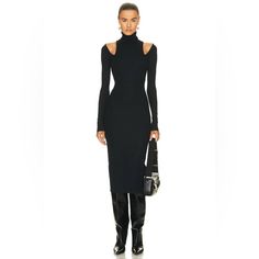 Shoreditch Ski Club Penn Dress In Black Black Winter Midi Dress For Dinner, Black Fall Cocktail Midi Dress, Sleek Midi Dress For Night Out In Winter, Sleek Midi Dress For Winter Night Out, Sleek Winter Midi Dress For Night Out, Sleek Winter Party Midi Dress, Sleek Evening Dress For Winter, Black Midi Evening Dress For Winter, Sleek Midi Dress For Winter Evenings