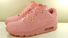 -Air Max 90 -Year: 2015 -Color:Space Pink/ Space Pink- Chilling Red -Code:813152 600 Pink Nike Air Max For Streetwear, Pink Sporty Nike Air Max For Sports, Nike Air Max In Pink With Air Max Cushioning, Pink Nike Air Max Sporty Sneakers, Pink Nike Air Max With Air Cushioning For Streetwear, Sporty Pink Nike Air Max, Sporty Nike Air Max In Pink, Pink Nike Air Max Casual Sports Shoes, Casual Pink Nike Air Max For Sports